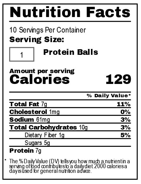 Protein Balls - 1 Bag