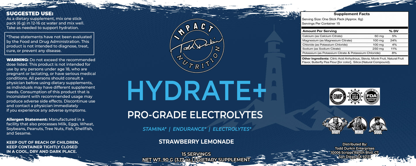 Hydrate+ - 15 Sticks